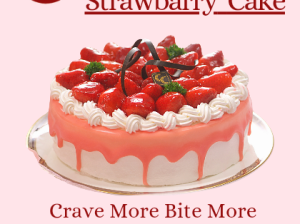 Strawberry one pound cake lahore | crave and bite