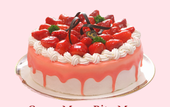 Strawberry one pound cake lahore | crave and bite