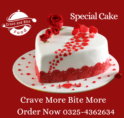 Special customize valentine’s day cake