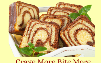 Rich marble cake with fast delivery crave and bite