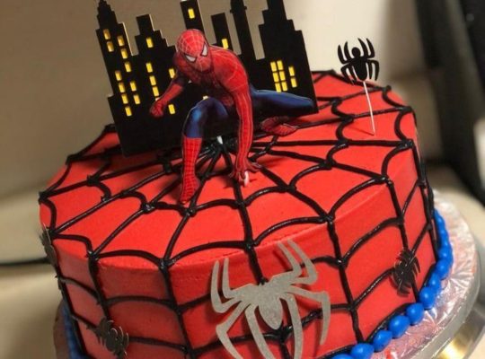 Customize spiderman Birthday Cake lahore