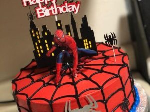 Customize spiderman Birthday Cake lahore