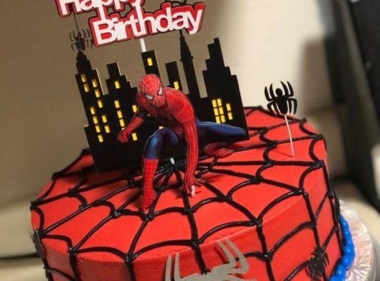 Customize spiderman Birthday Cake lahore