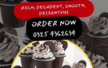 Perfect Oreo Cupcakes Crave and Bite Lahore