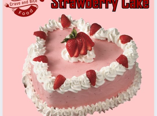 Strawberry Cake with Fresh Strawberries