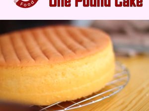 One Pound Plain Vanilla Cake from Crave and Bite
