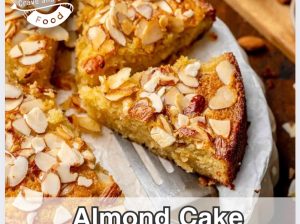 Almond Cake from Crave and Bite Lahore!