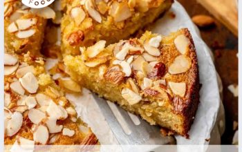 Almond Cake from Crave and Bite Lahore!