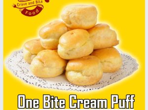One-Bite Cream Puffs by Crave and Bite Lahore!
