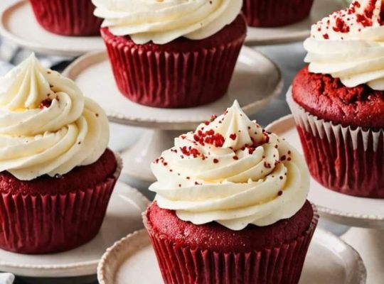 Luxury Red velvet cupcakes lahore | crave and bite
