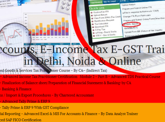 Best Accounting Course in Delhi, 100% Job