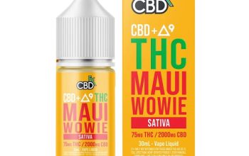 CBDFX CBD + Delta-9 THC Vape Juice – Wedding Cake