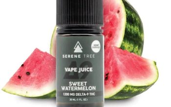 Delta-9 THC Sweet Watermelon Vape Juice 1200mg