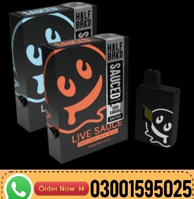 Half Bak’d Live Resin Sauced Disposable | 4g in Pa