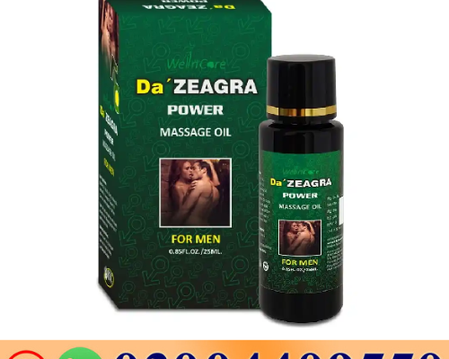 Da Zeagra Power Massage Oil For Men- 03004409550