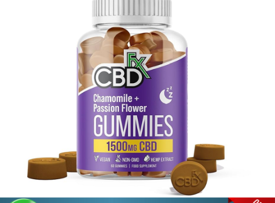 CBDfx CBD Melatonin Gummies 1500mg-03174875200