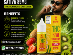 THC Liquid 89mg – Kiwi Strawberry 03174875200