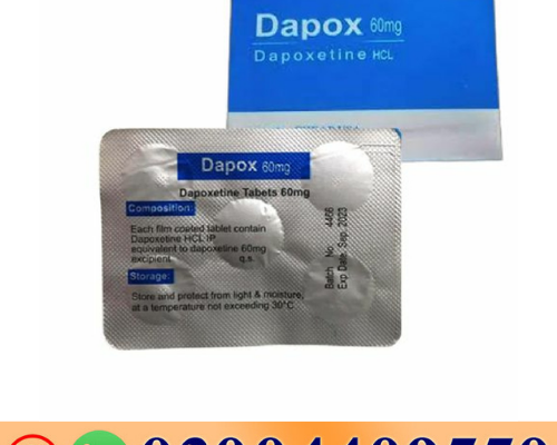 Dapox 60mg Dapoxetine HCI Tablets 03004409550