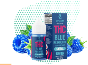 THC Liquid Blue Raspberry 30ml 03004409550