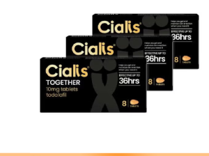 Cialis Together 10mg Tablets – Tadalafil – 8 Table