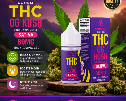 THC Liquid CBC OG Kush 30ml In Pakistan-0300440950