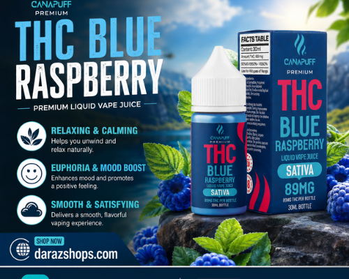 THC Liquid Blue Raspberry 30ml In 03004409550