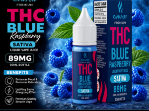 THC Liquid 89mg – Blue Raspberry 03174875200