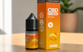 HAPPY VAPE CBD Vape Juice Mango