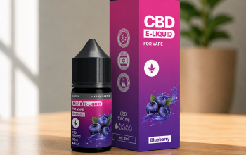 HAPPY VAPE CBD Vape Juice Blueberry