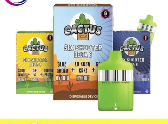 Cactus Labs Six Shooter THC-A Blend Disposable Vap