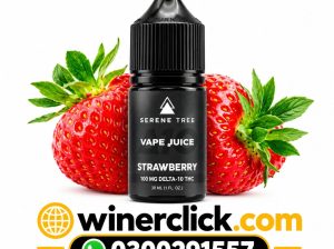 Serene Tree Delta-10 THC Strawberry Vape Juice In