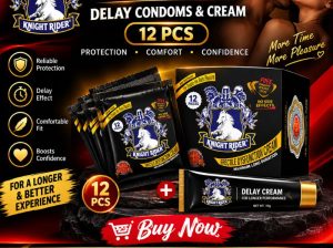 Knight Rider Delay Condoms & Cream Khuz03004409550